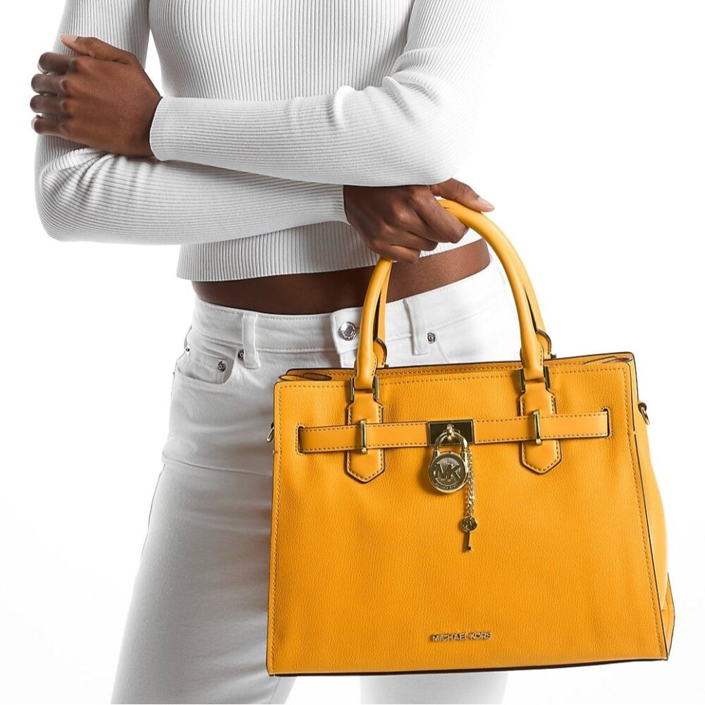 Michael Kors Women's Hamilton Medium HOST PICK (Golden Rod) NEW - Picture 8 of 12